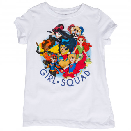 DC Comics Girl Squad Superheroes Girl's T-Shirt